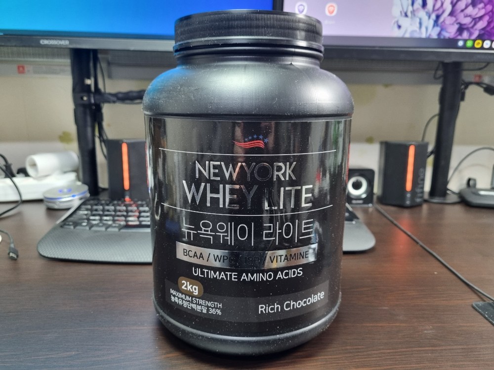 뉴욕웨이 라이트 단백질 보충제 구매 후기 이미지